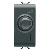 Corus-100-500 Rotary Dimmer 1 Module Matte/Satin Black